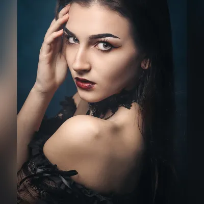 There is a moment in a portrait when the subject stops posing and simply exists. This is that moment.