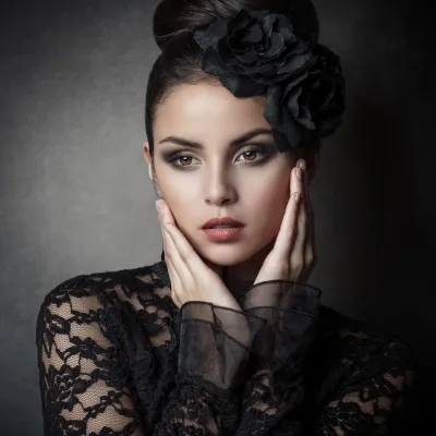 There is something quietly powerful about a face that holds its secrets close.